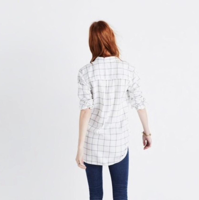 Madewell Classic Ex-Boyfriend Flannel - size xxs