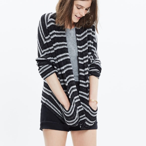 Madewell upbeat open cardigan - size xs/s