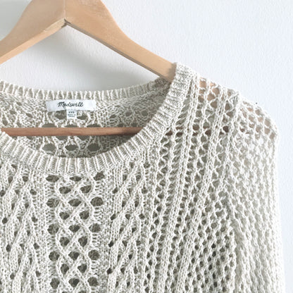 Madewell Summerstitch Pullover - size xxs