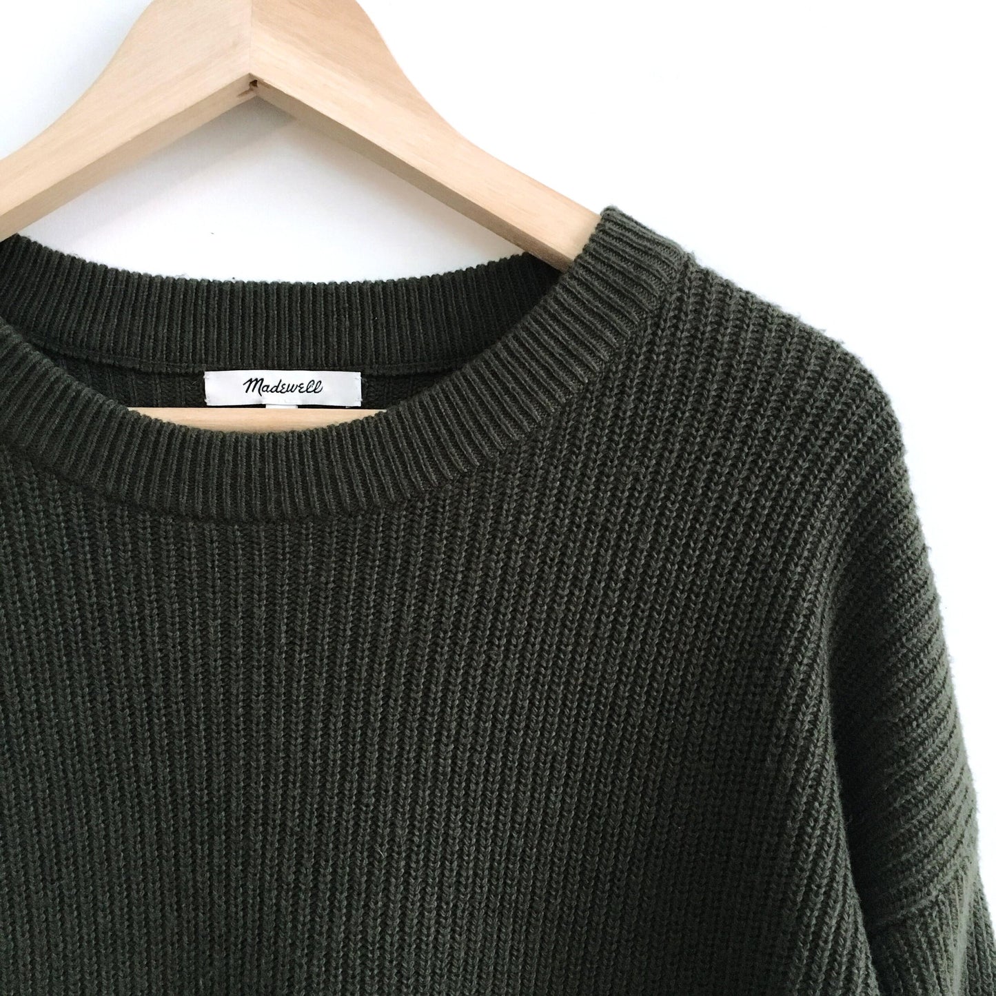 Madewell Patch Pocket Pullover Sweater - size Small