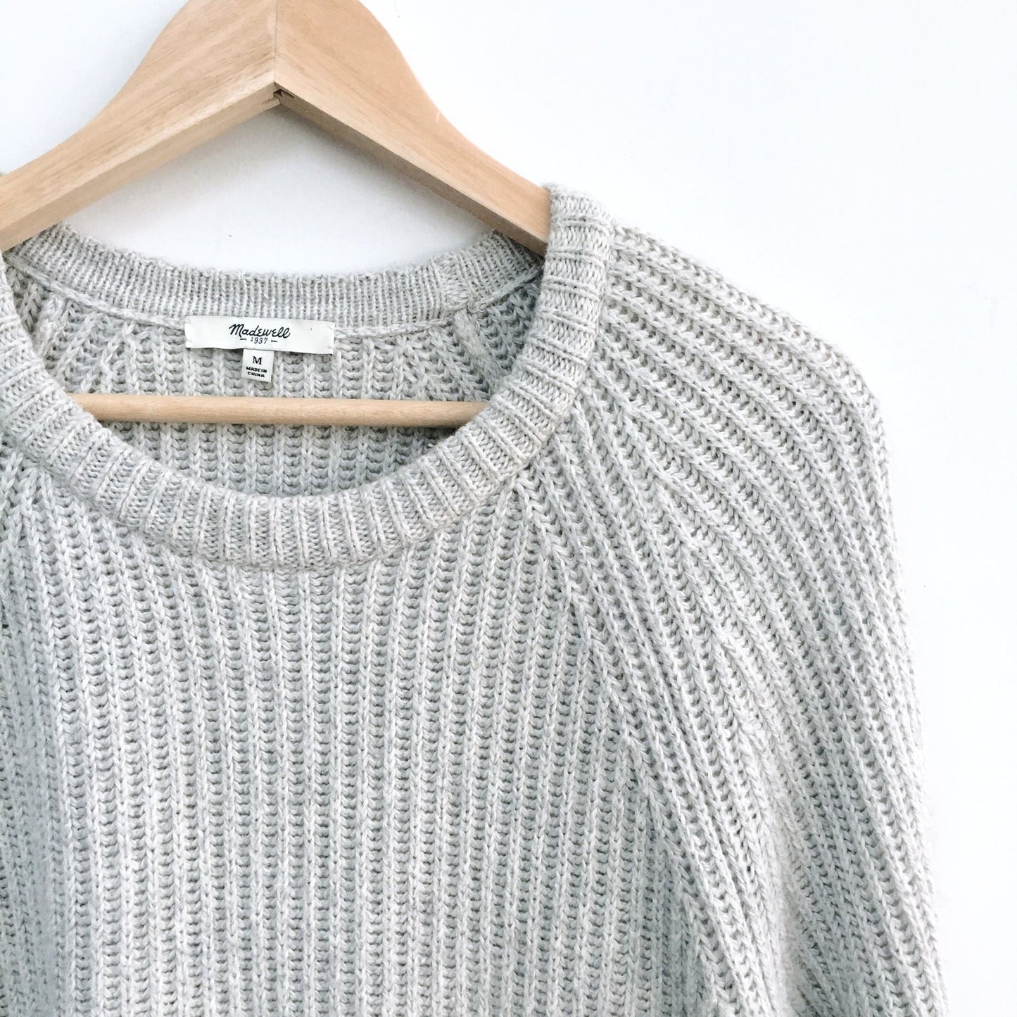 Madewell Tracklist Side Zipper Sweater - size Medium