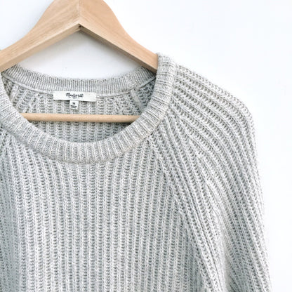 Madewell Tracklist Side Zipper Sweater - size Medium