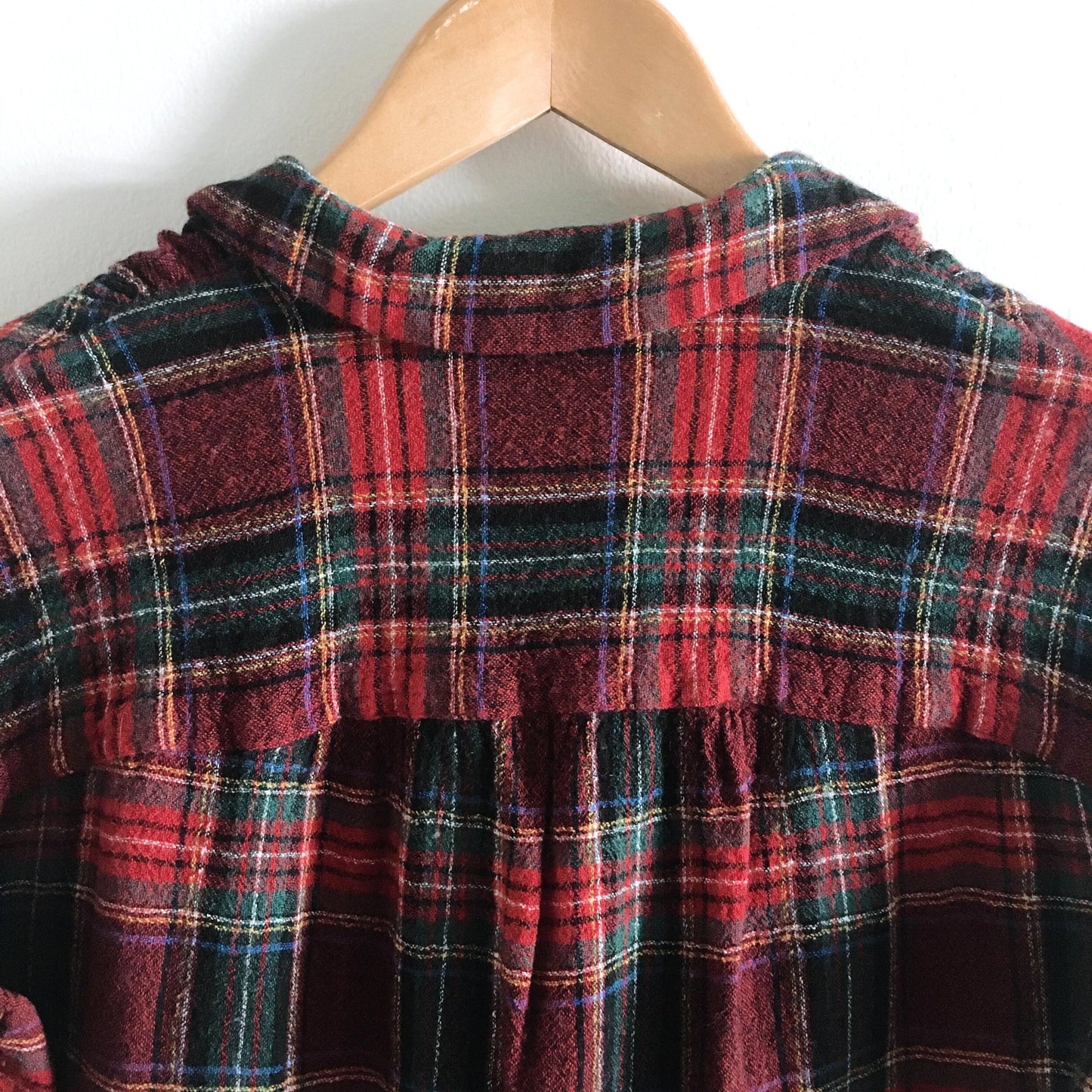 Madewell central buttondown in tartan - size xs
