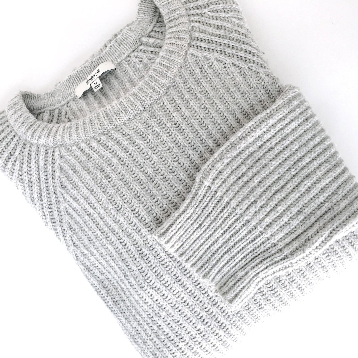 Madewell Tracklist Side Zipper Sweater - size Medium