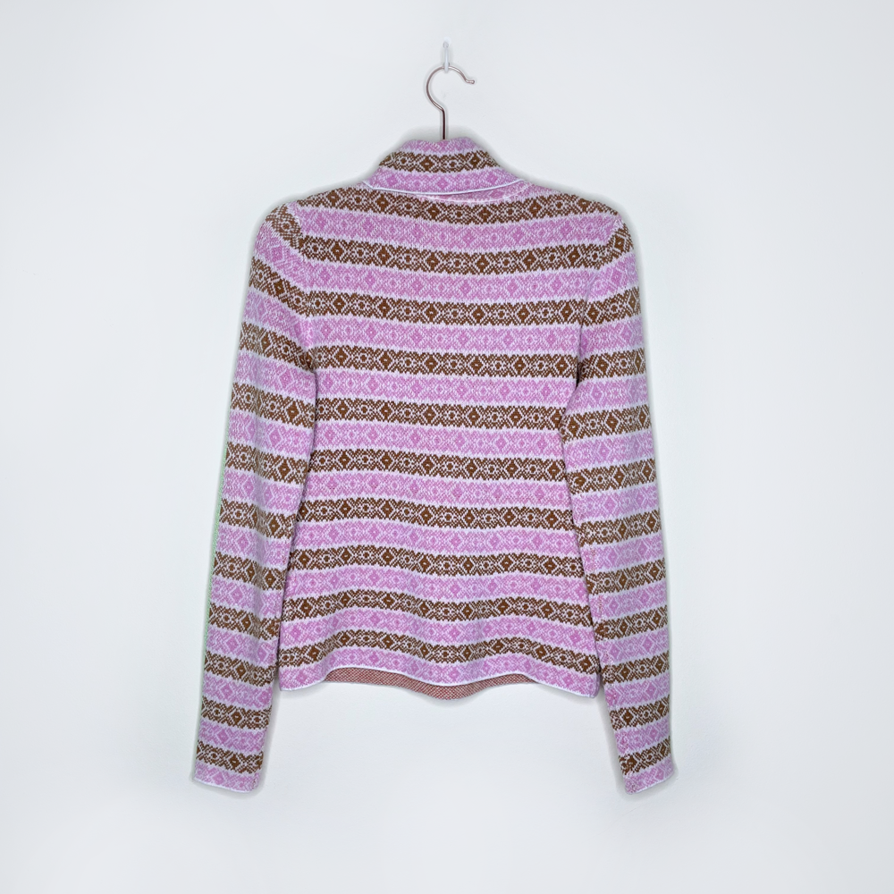 maeve ski slope nordic turtleneck sweater - size xs