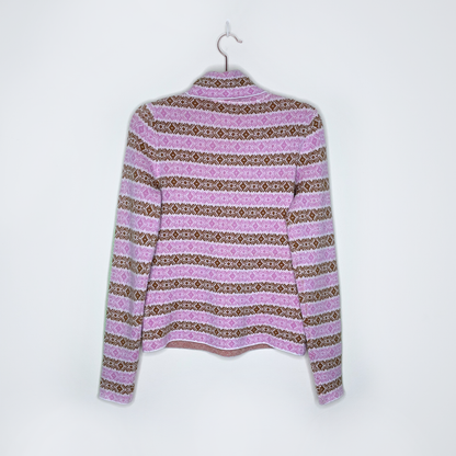 maeve ski slope nordic turtleneck sweater - size xs