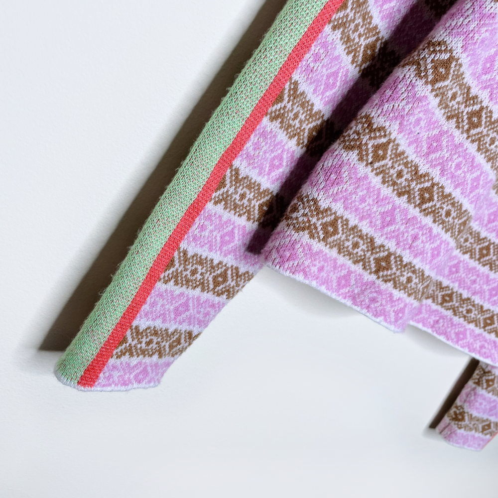 maeve ski slope nordic turtleneck sweater - size xs