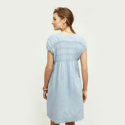 Maeve Smocked Dress - size Medium - Anthropologie