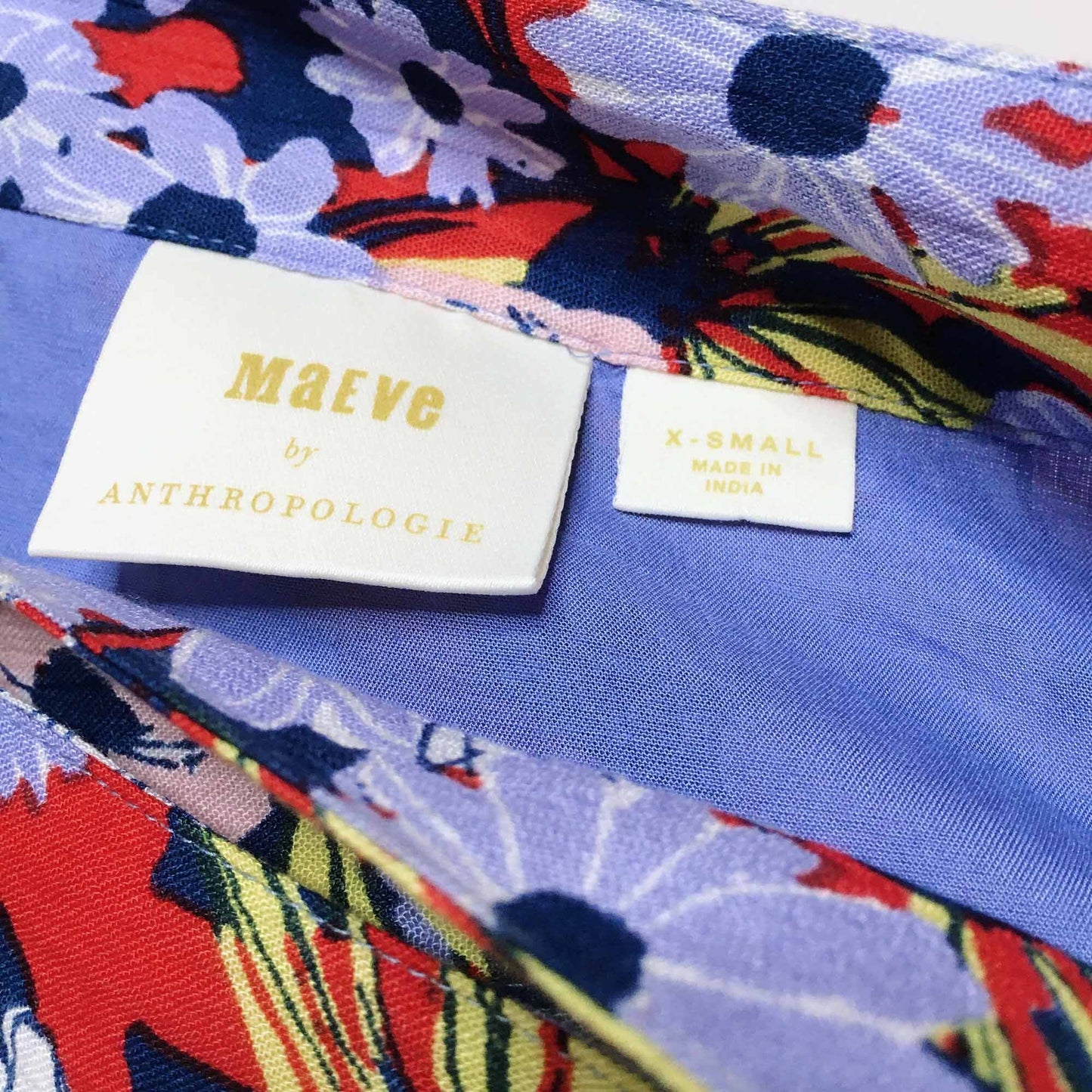 Maeve Sybil floral midi wrap skirt - size xs