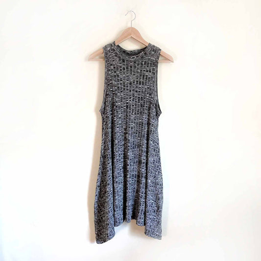 maeve emerson high neck knit swing dress - size medium
