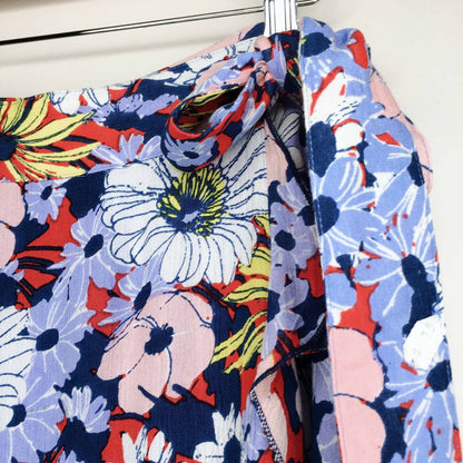 Maeve Sybil floral midi wrap skirt - size xs