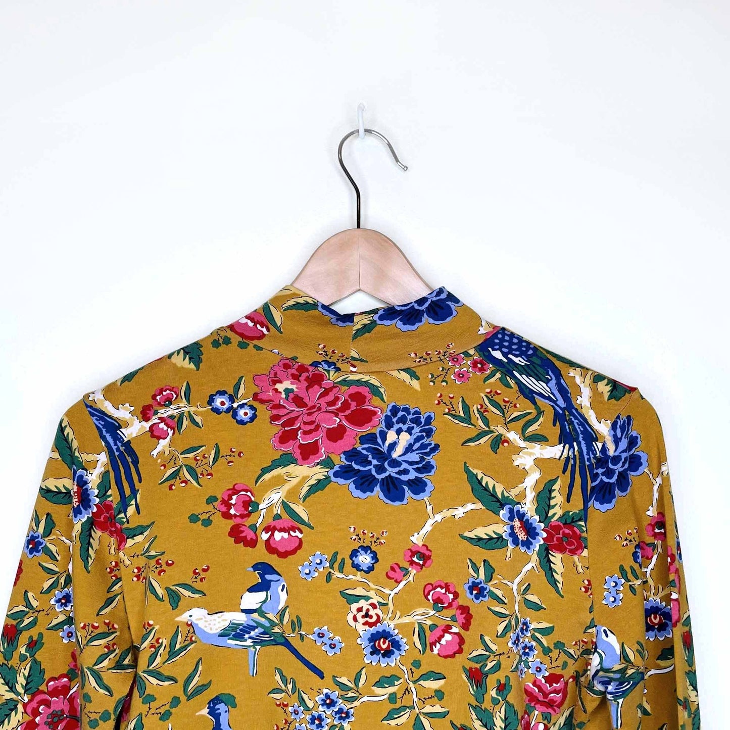 maeve minuit lightweight mockneck long sleeve top - size small