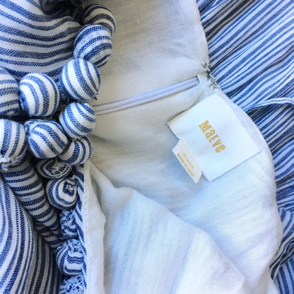 Maeve maritime pom pom romper - size 4