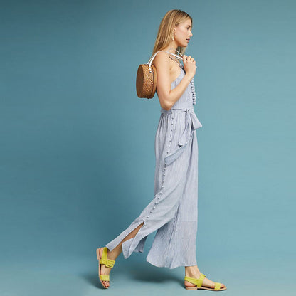 Maeve maritime pom pom romper - size 4