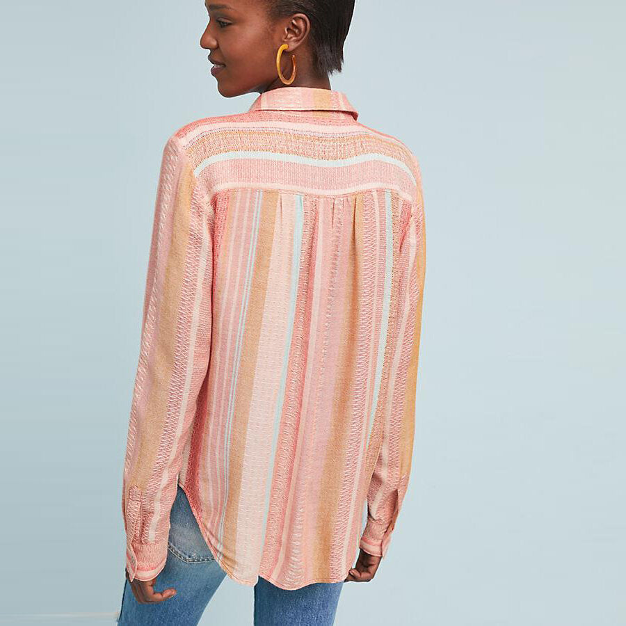 Maeve Calipatria Oversize Buttondown - size Small