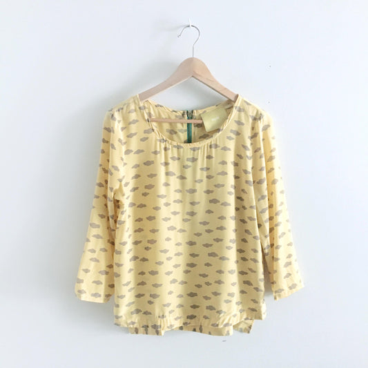 Maeve Silk Linosa Cloud Top - size Medium