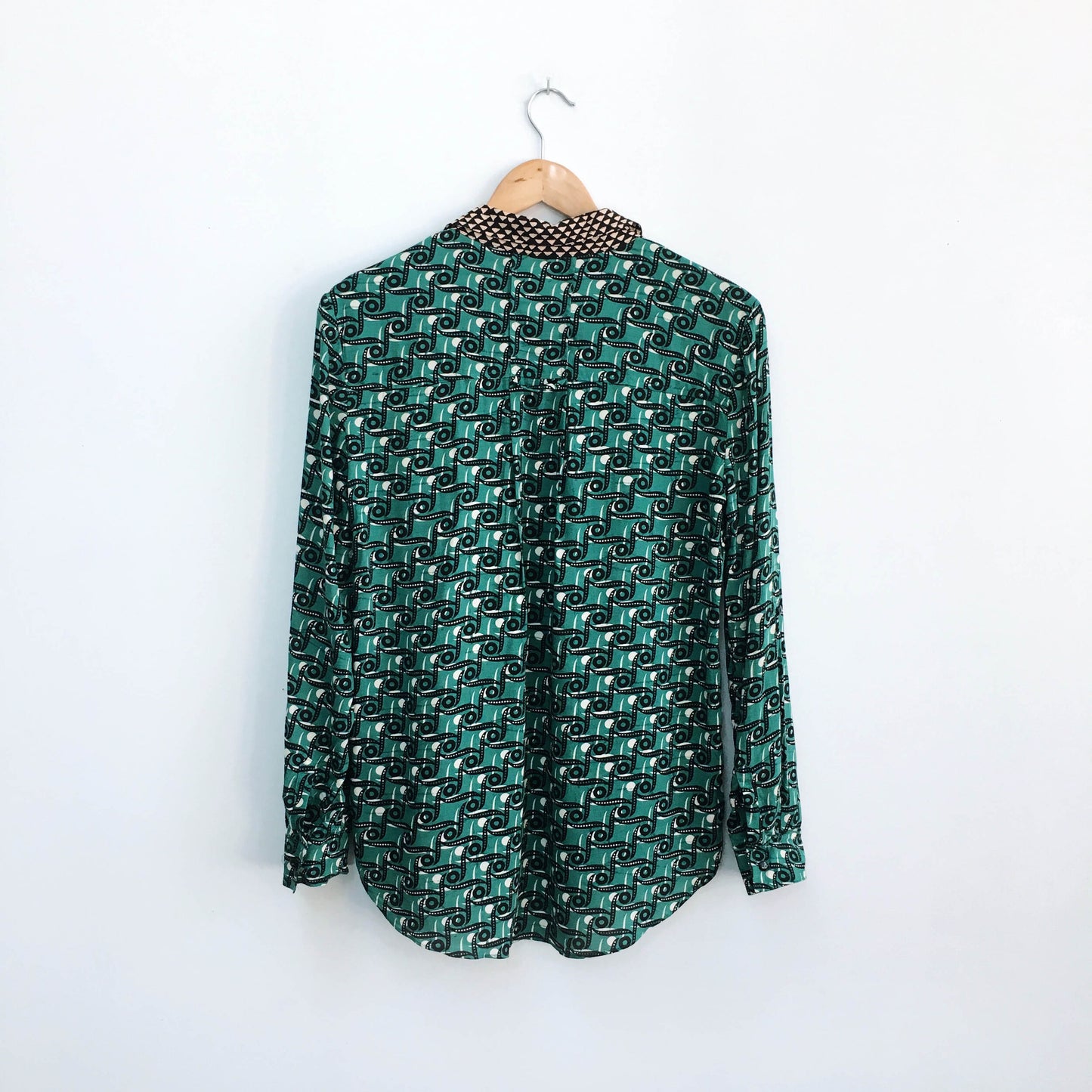 Maeve Casia Henley Blouse - size 2