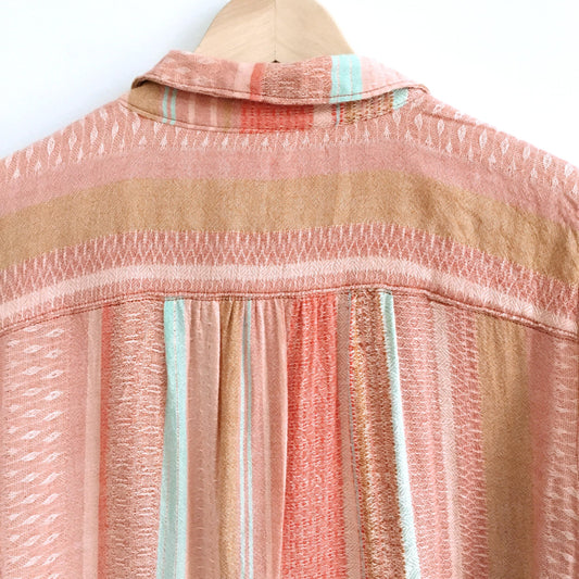 Maeve Calipatria Oversize Buttondown - size Small