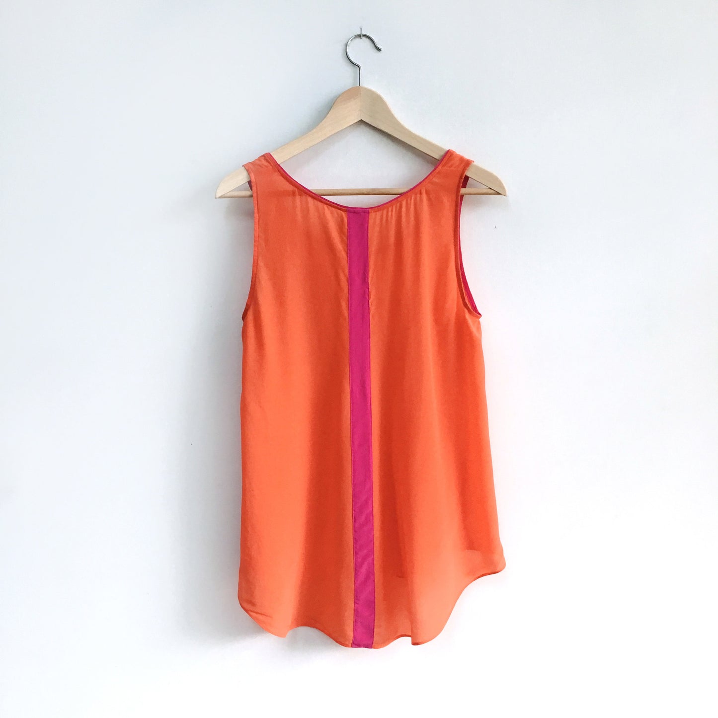 Maeve Piped Silk Tank - size 8