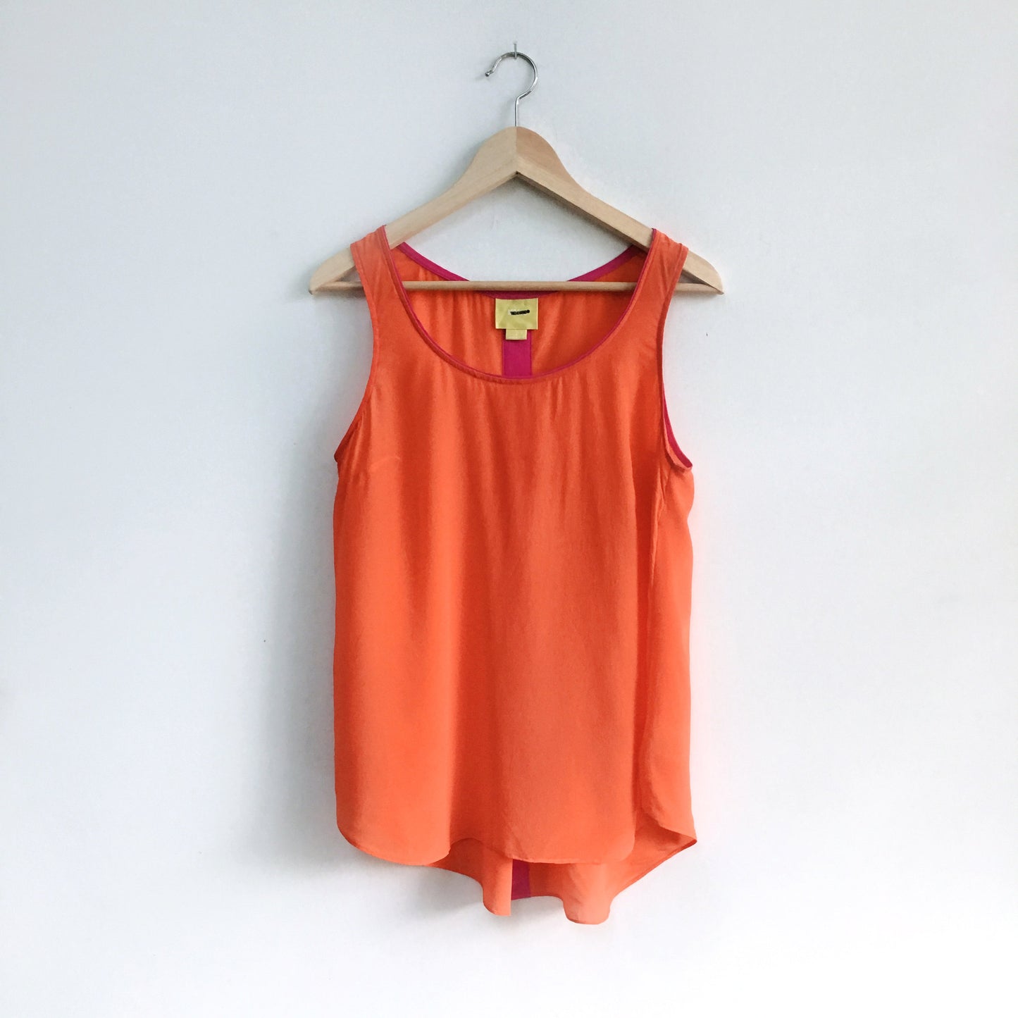 Maeve Piped Silk Tank - size 8