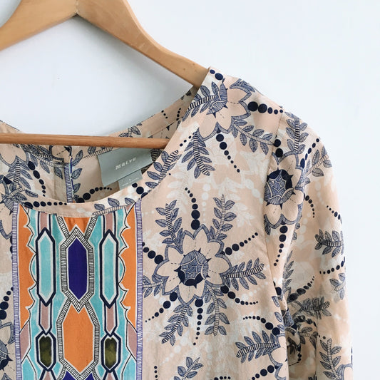 Maeve Sidney Silk Blouse - size 4 - Anthropologie