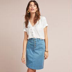 Maeve Jojo ruffled top - size Small