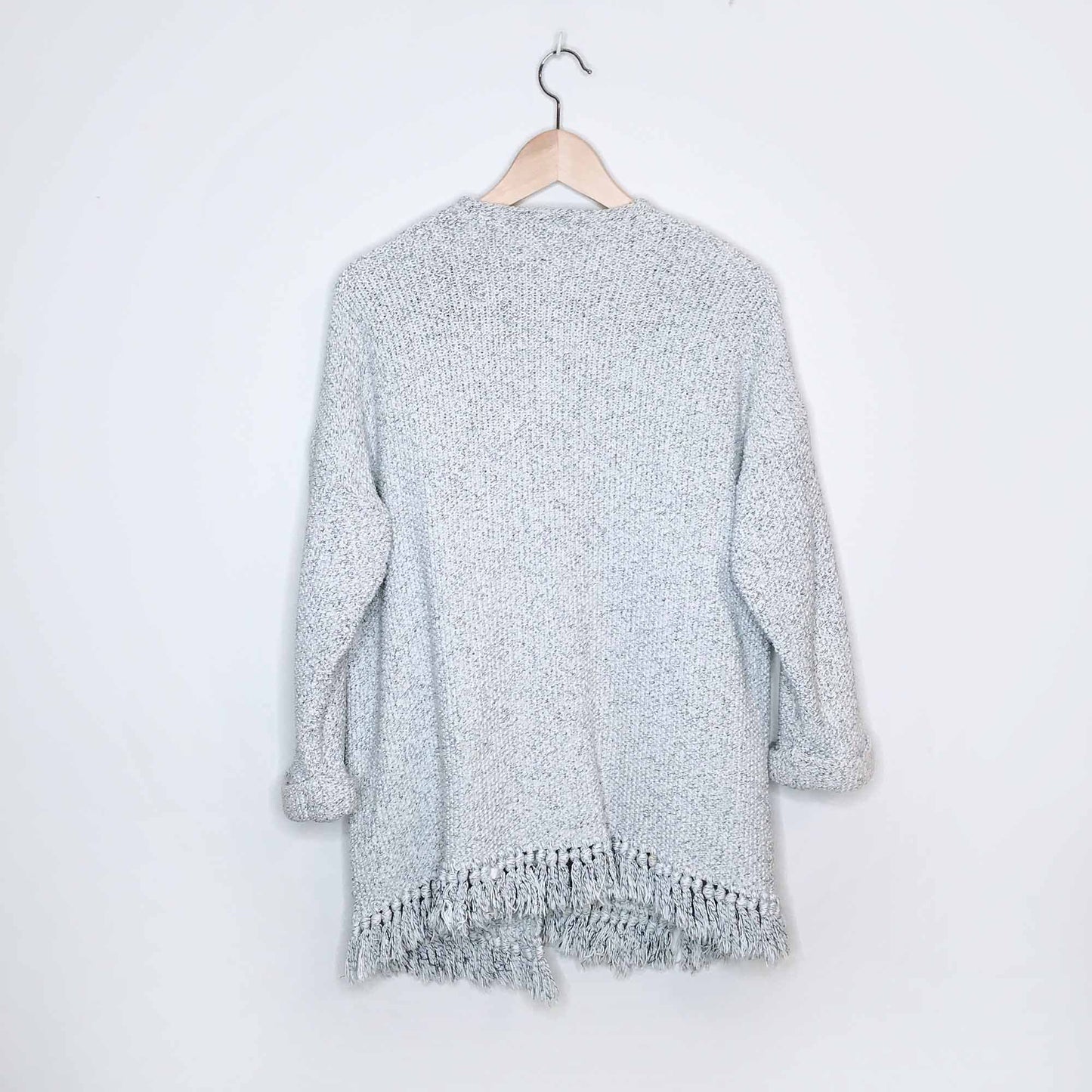 Madewell Memento fringe open cardigan - size Small