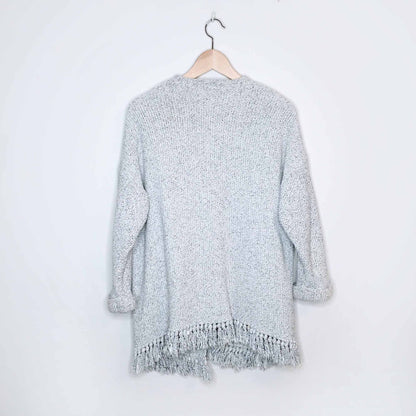 Madewell Memento fringe open cardigan - size Small