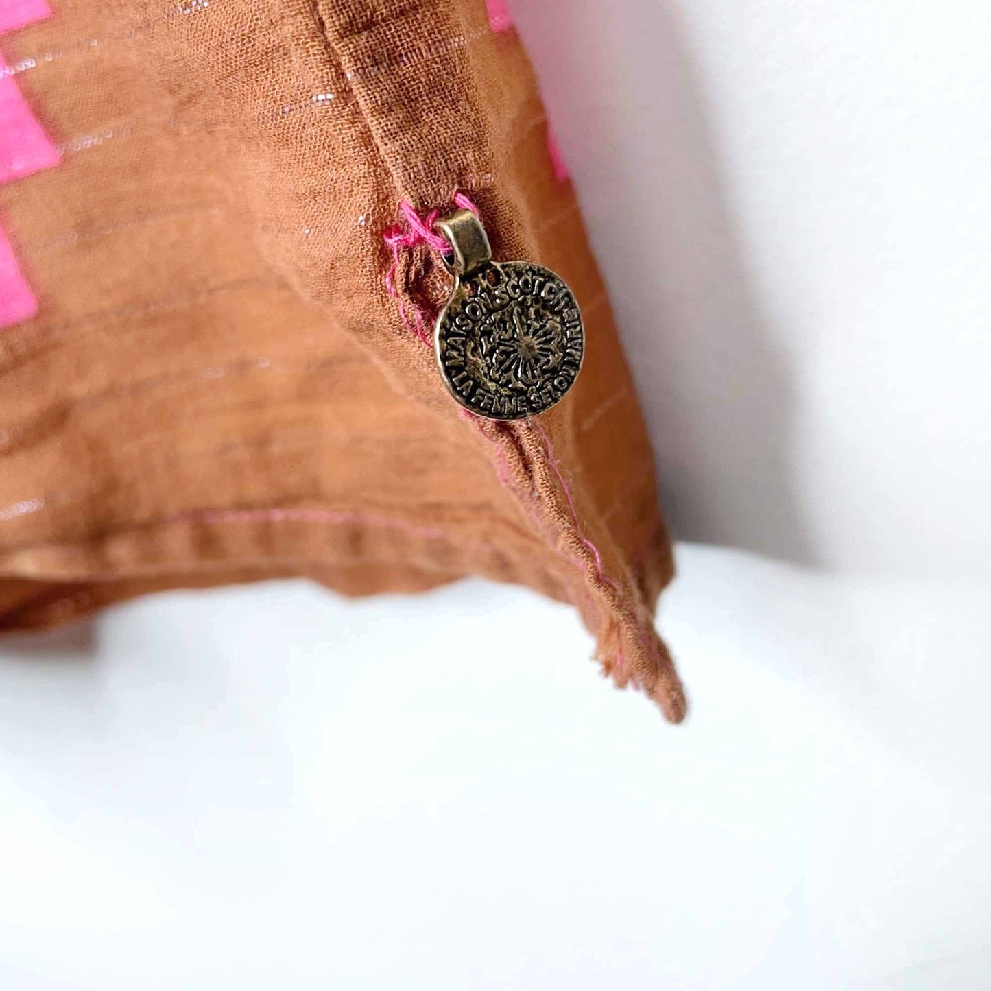 maison scotch bohemian chique ikat tunic - size 2 (med)