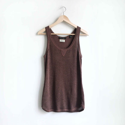 Maison Scotch Atelier metallic tank - size 2