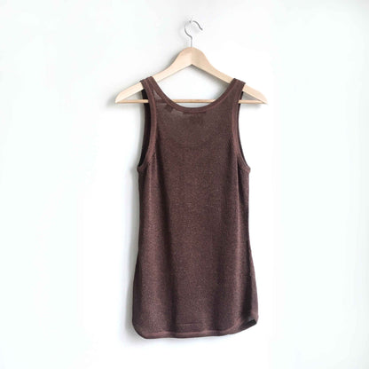 Maison Scotch Atelier metallic tank - size 2