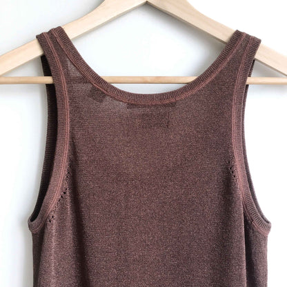 Maison Scotch Atelier metallic tank - size 2
