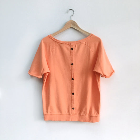 maison scotch anchor sweatshirt tee - size 2 (M)