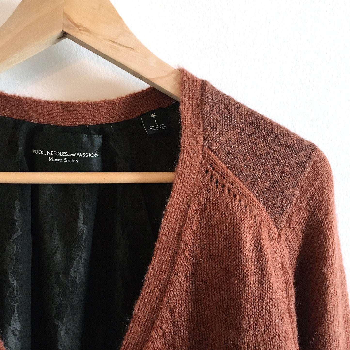 Maison Scotch Mohair Cardigan - size 1