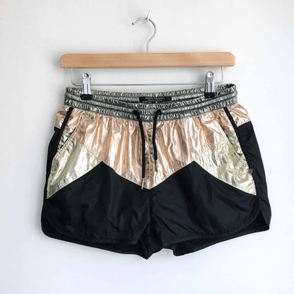 Scotch &amp; Soda metallic track shorts - size P