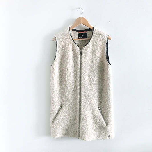 Maison Scotch Faux Shearling Vest - size 3