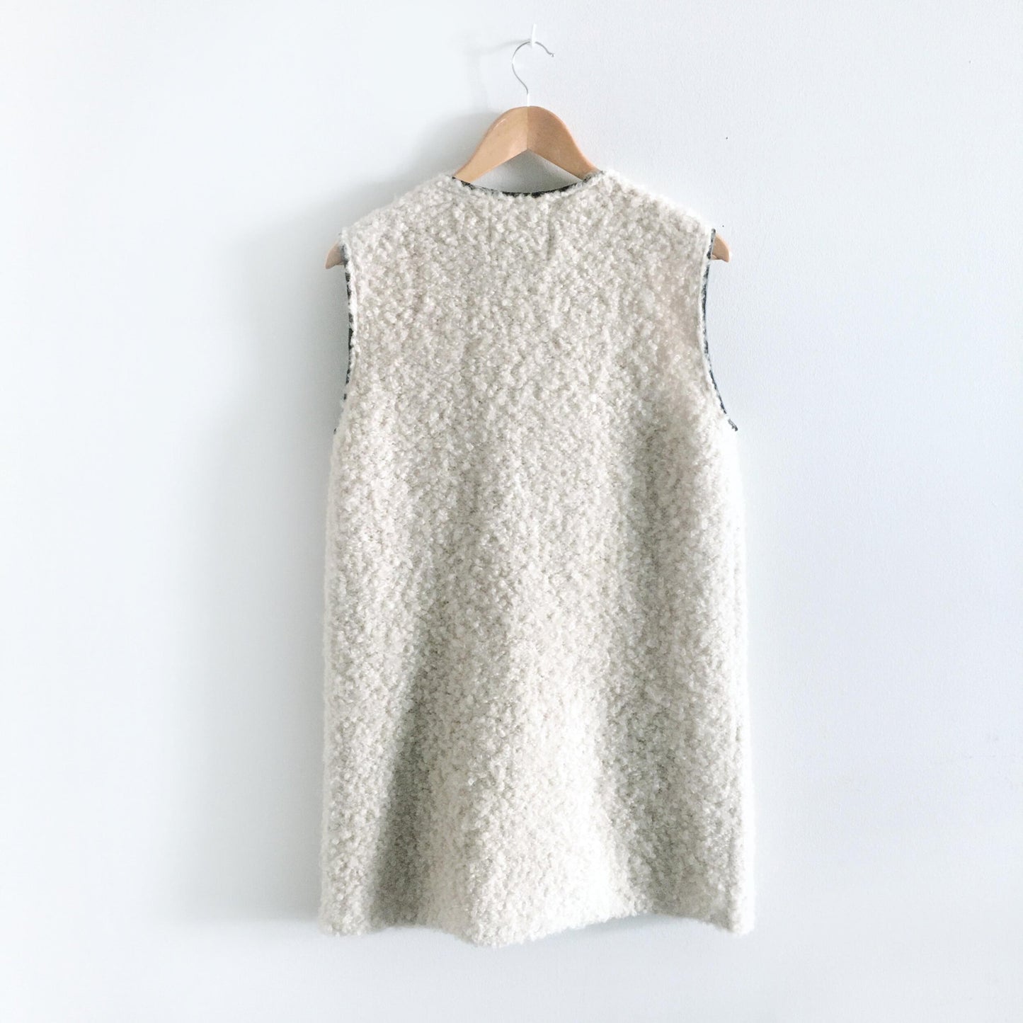 Maison Scotch Faux Shearling Vest - size 3