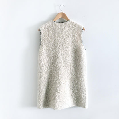 Maison Scotch Faux Shearling Vest - size 3
