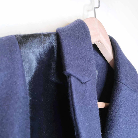 nwt maje galbe wool-cashmere mid-length coat - size 40