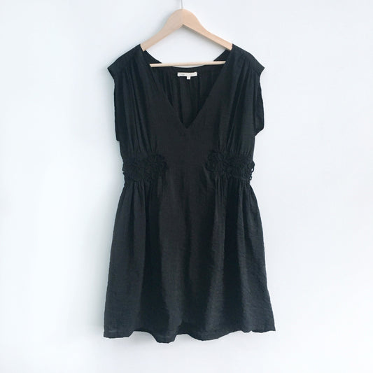 Maje Dress with Lace cinched waist - size Large