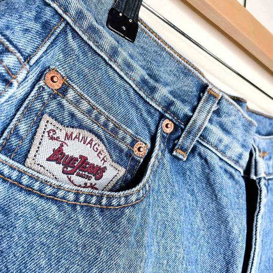 vintage manager jean shorts - size 34