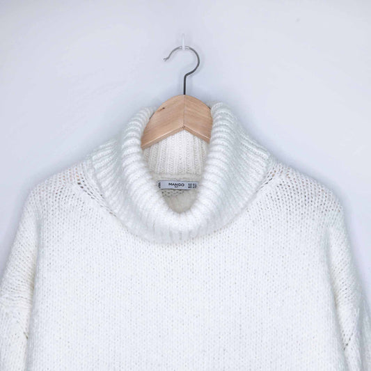 Mango Egeo oversized turtleneck sweater - size SM/M