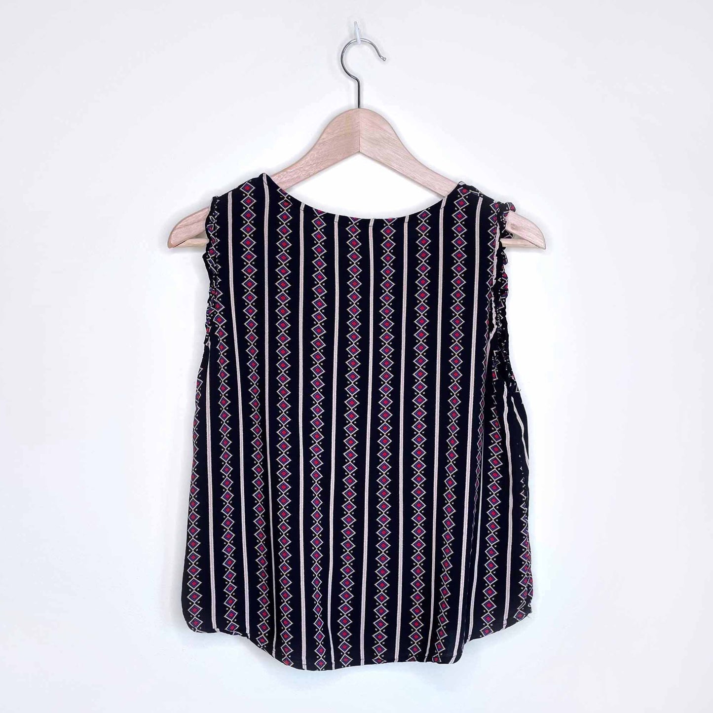 mango two piece short set with mini ruffles - size medium