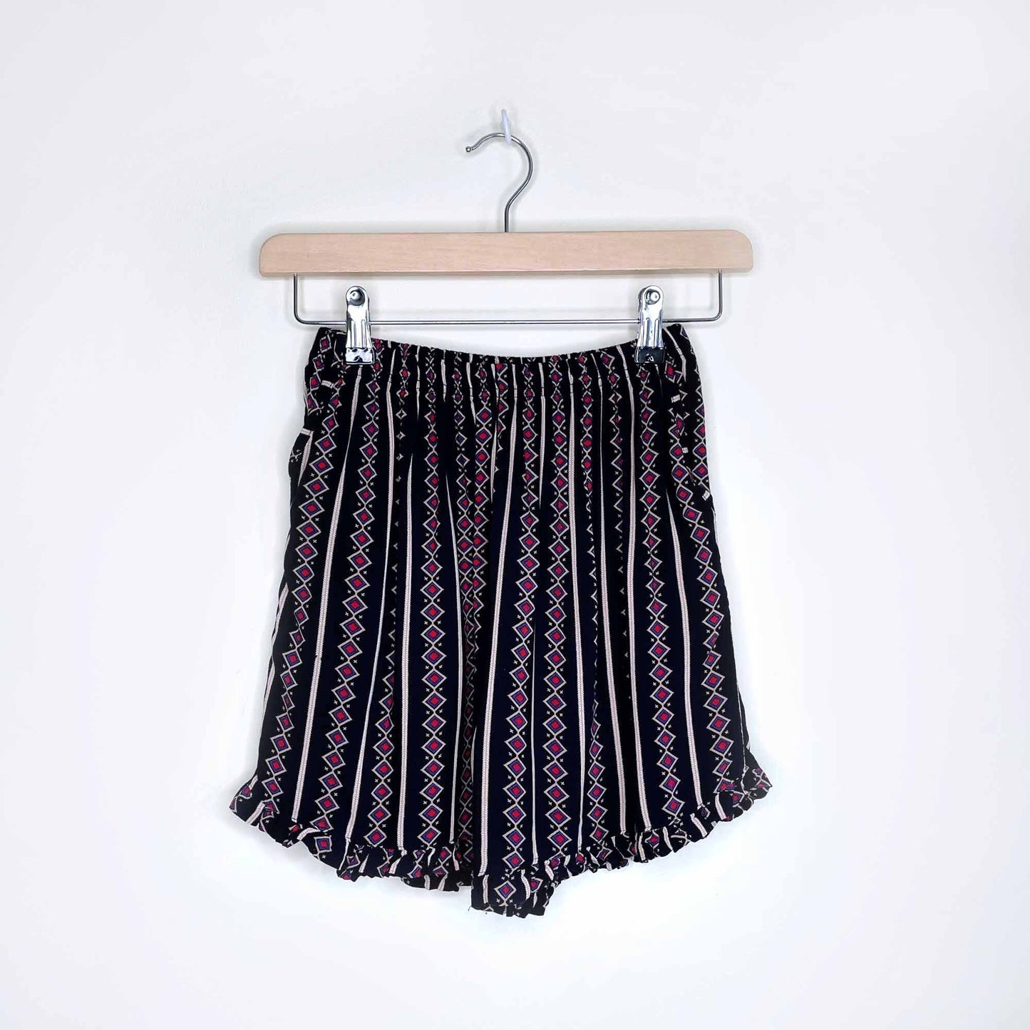 mango two piece short set with mini ruffles - size medium