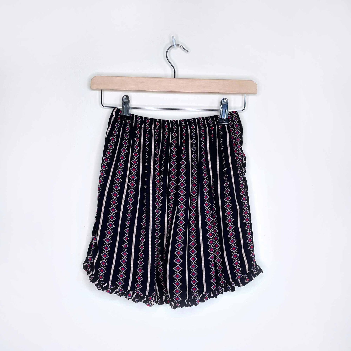 mango two piece short set with mini ruffles - size medium