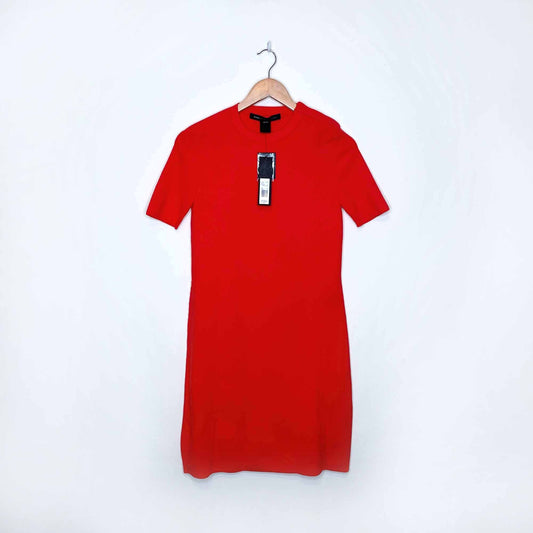 nwt marc jacobs tangelo scooter sweater dress - size xs