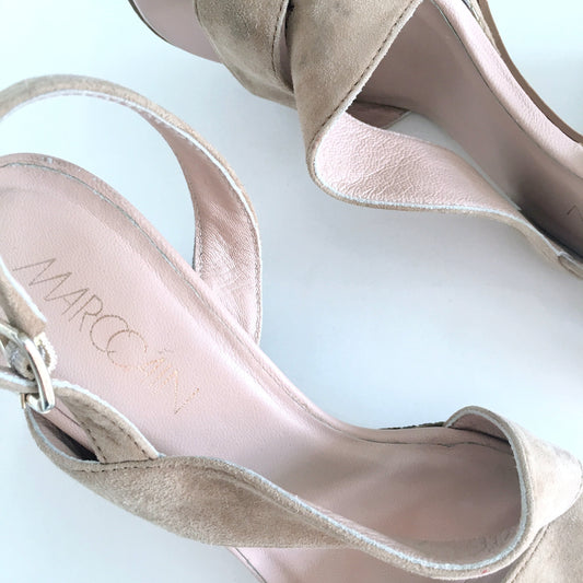 Marc Cain Suede Platform Heel - size 38