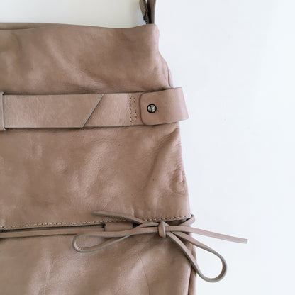 MARC CAIN Stone Leather Shoulder Bag