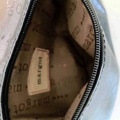 Margot Robbie fold-over versatile leather cross body