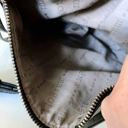 Margot Robbie fold-over versatile leather cross body